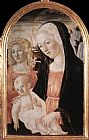 Famous Child Paintings - Madonna and Child with an Angel